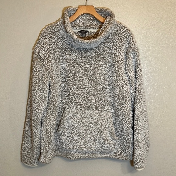 EDDIE Bauer Tan Fleece Pullover - Picture 1 of 10
